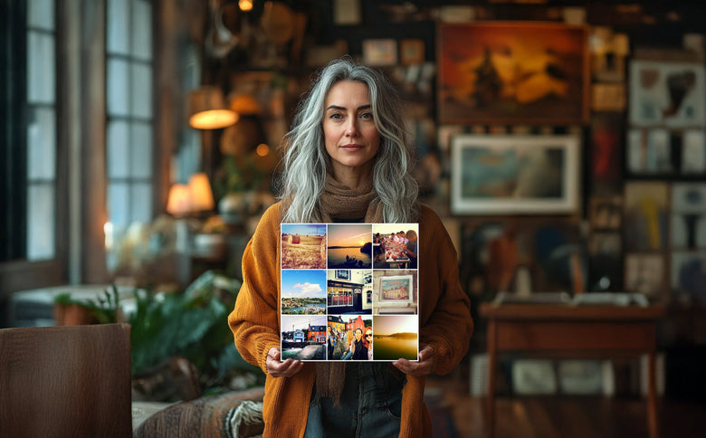 Photo Grid Canvas 3x3