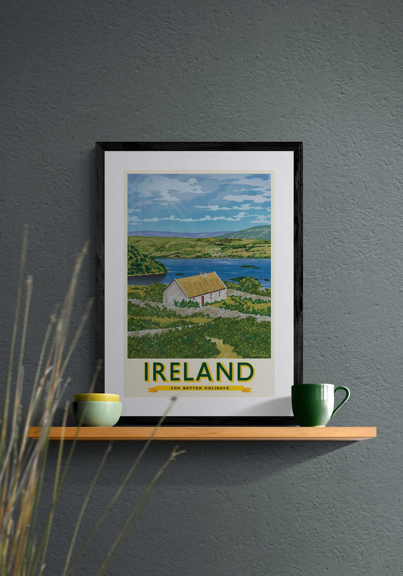 Ireland Retro Travel Posters