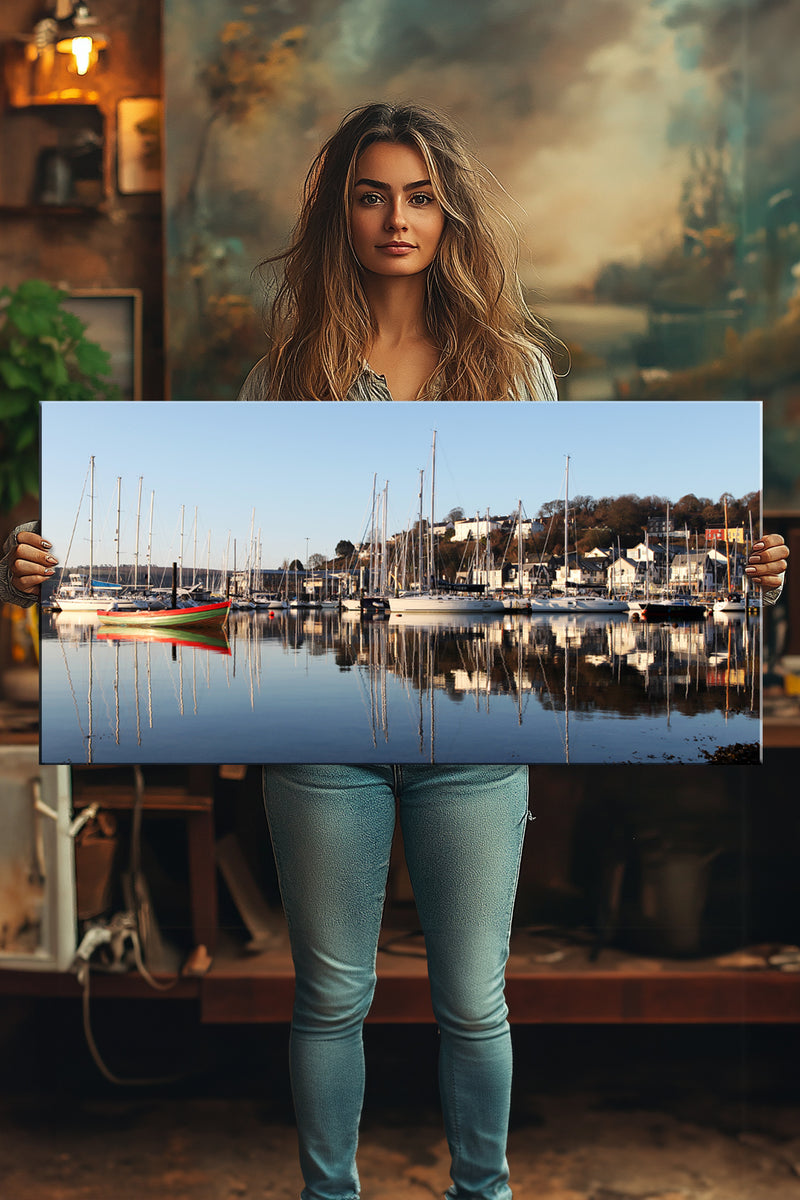 100x50cm panoramic photo on canvas