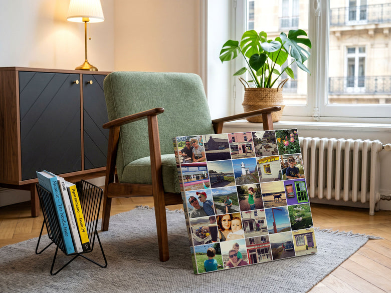 Square Canvas Grid Collage