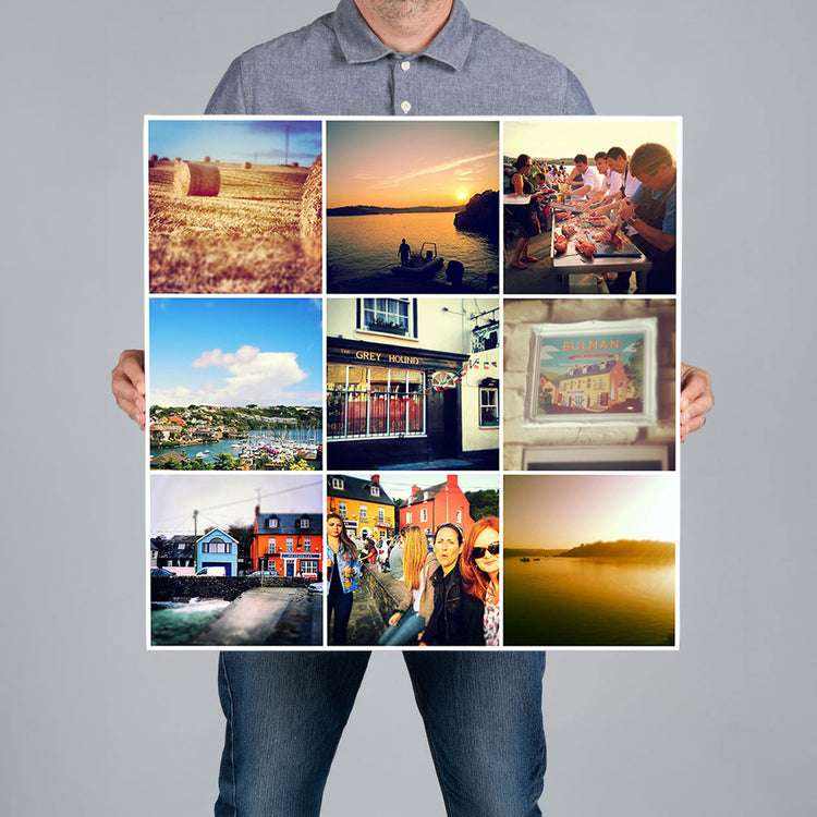 Photo Grid Canvas Collage Ireland
