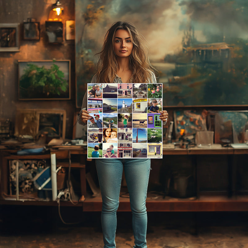 Photo Grid Canvas • 5x5