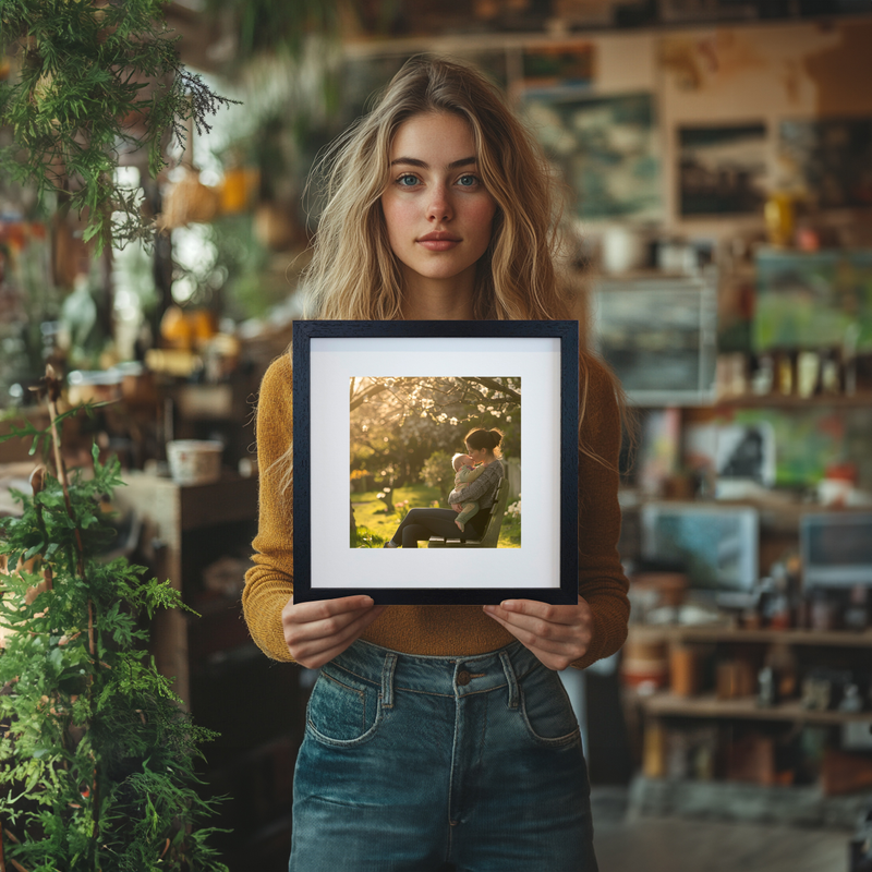 Mother's Day Framed Print • Square