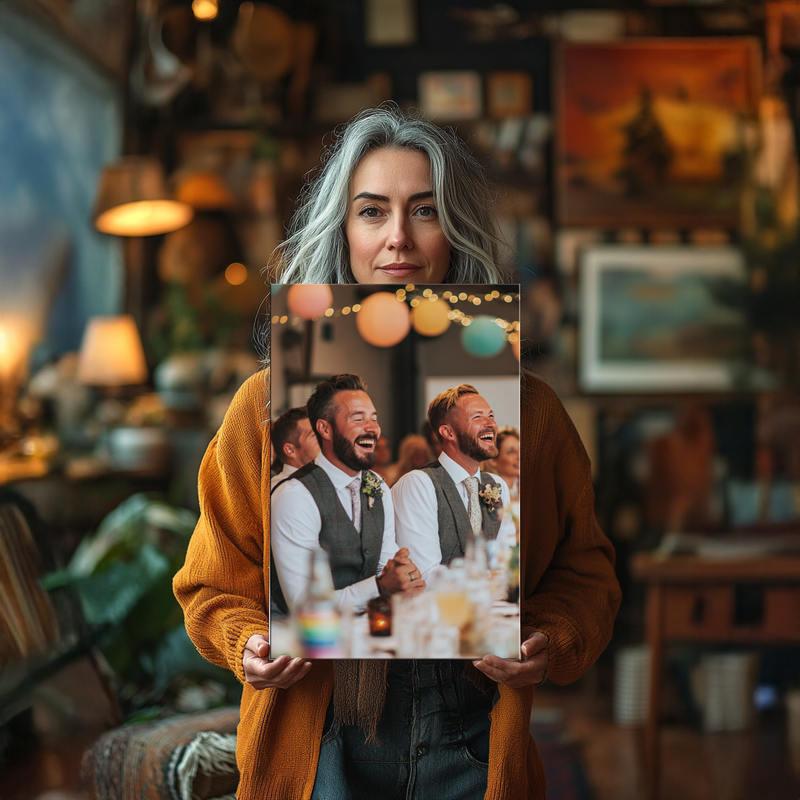 Wedding Photos on Canvas
