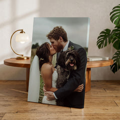 Wedding Photos on Canvas