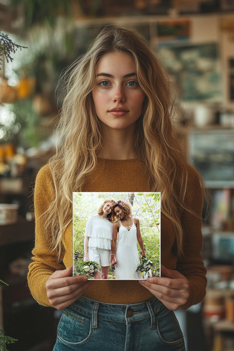 Wood Photo Block • Square